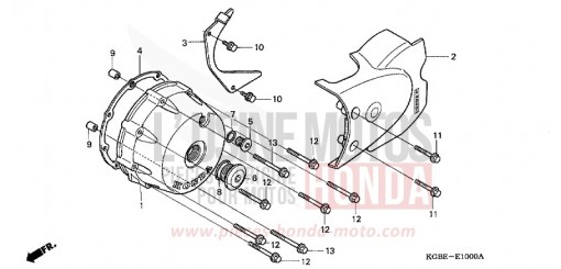 PANNEAU CARTER-MOTEUR G. VT125C6 de 2006